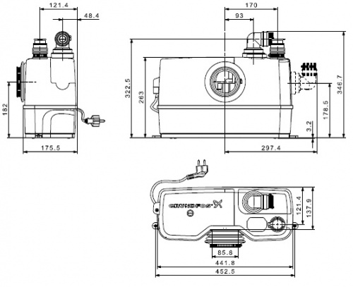 Насос "SOLOLIFT2" WC 1