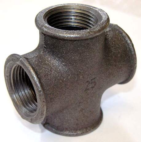 Крест прямой ф 1/2" ков. ч.