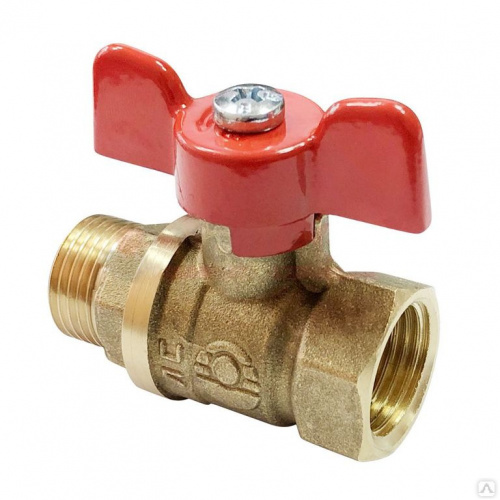 Кран шаровый 3/4" муфта/резьба бабочка VALFEX