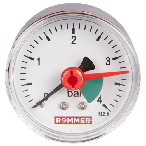Манометр POMMER Dn 50mm1/4 0-4бар аксиальный